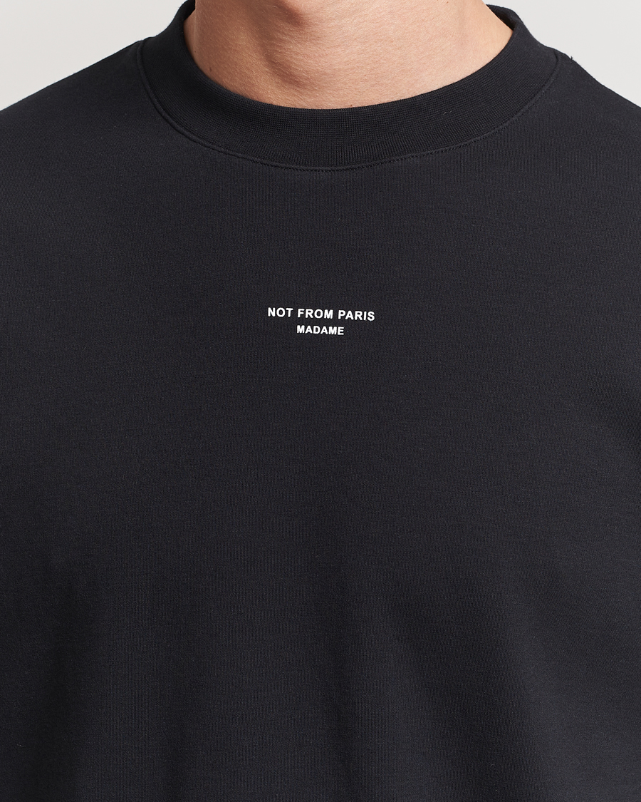Herren | T-Shirts | Drôle de Monsieur | Classic Slogan T-Shirt Black