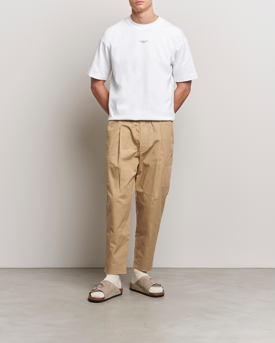 Herren | T-Shirts | Drôle de Monsieur | Classic Slogan T-Shirt Optic White