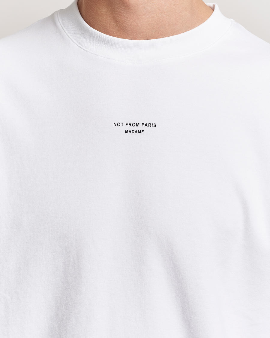 Herren | T-Shirts | Drôle de Monsieur | Classic Slogan T-Shirt Optic White