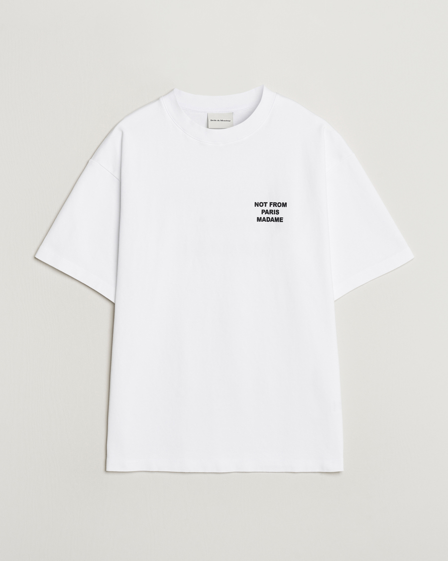 Herren | T-Shirts | Drôle de Monsieur | Slogan T-Shirt Optic White