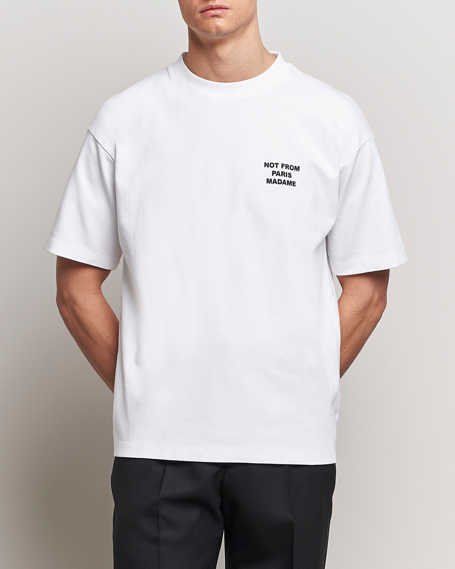 Herren | Neue Produktbilder | Drôle de Monsieur | Slogan T-Shirt Optic White