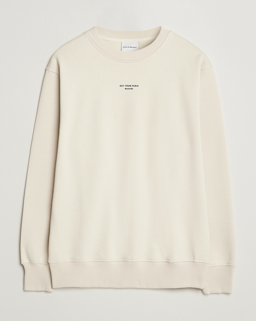 Herren | Pullover | Drôle de Monsieur | Classic Slogan Sweatshirt Mastic