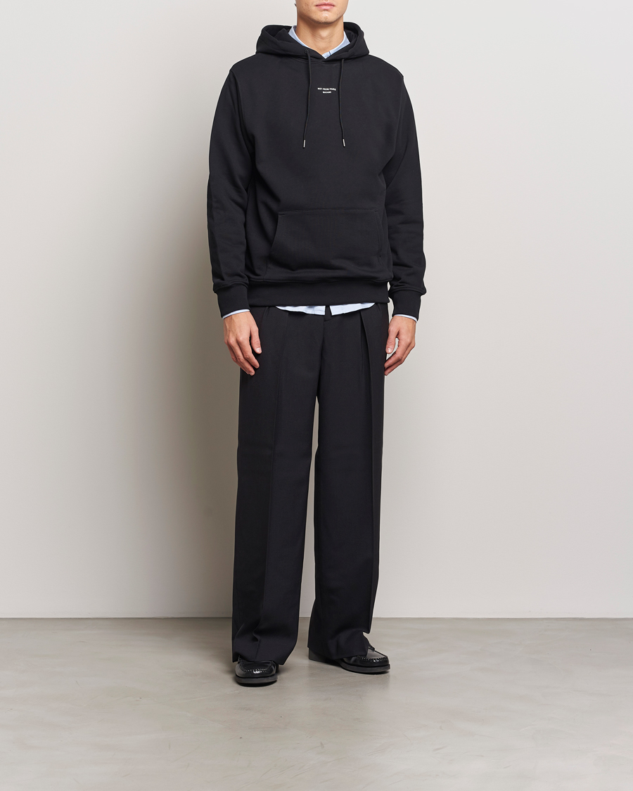 Herren | Pullover | Drôle de Monsieur | Classic Slogan Hoodie Black