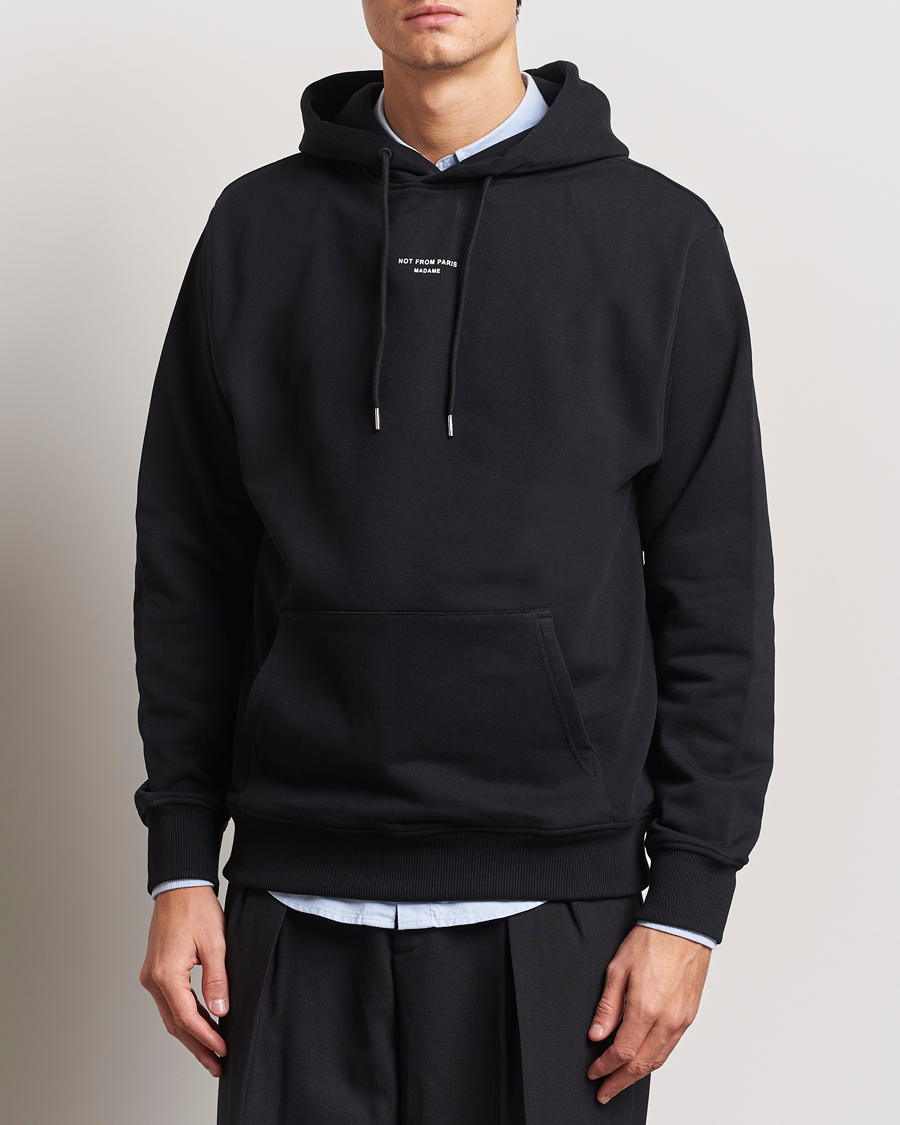 Herren | Pullover | Drôle de Monsieur | Classic Slogan Hoodie Black