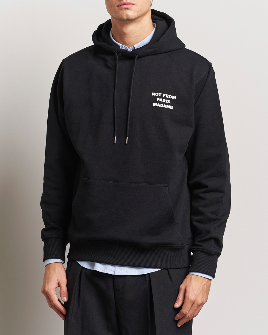 Herren | Pullover | Drôle de Monsieur | Slogan Hoodie Black