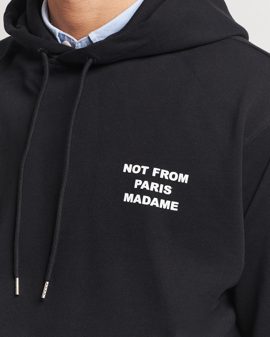Herren | Pullover | Drôle de Monsieur | Slogan Hoodie Black