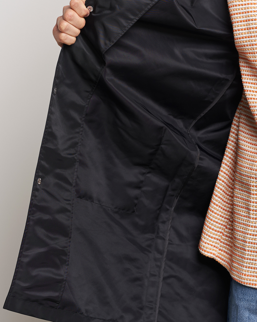 Herren | Jacken | Drôle de Monsieur | La Parka Slogan Coat Black