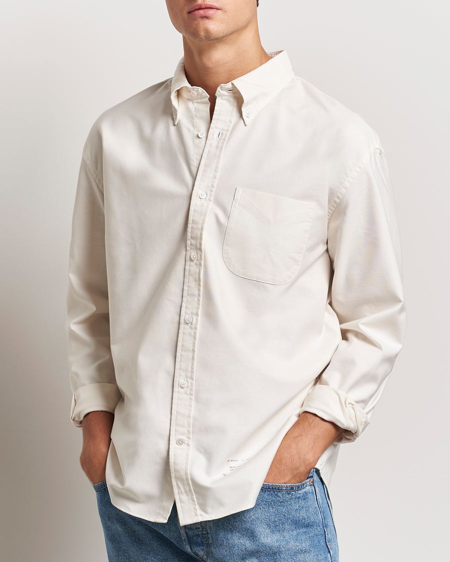 Herren | Hemden | GANT 240 Mulberry Street | Regular Fit US Oxford Shirt Cream