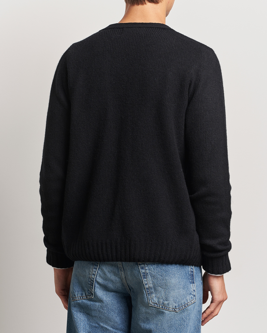 Herren | Pullover | Harley Of Scotland | Supersoft Lambswool Cardigan Black
