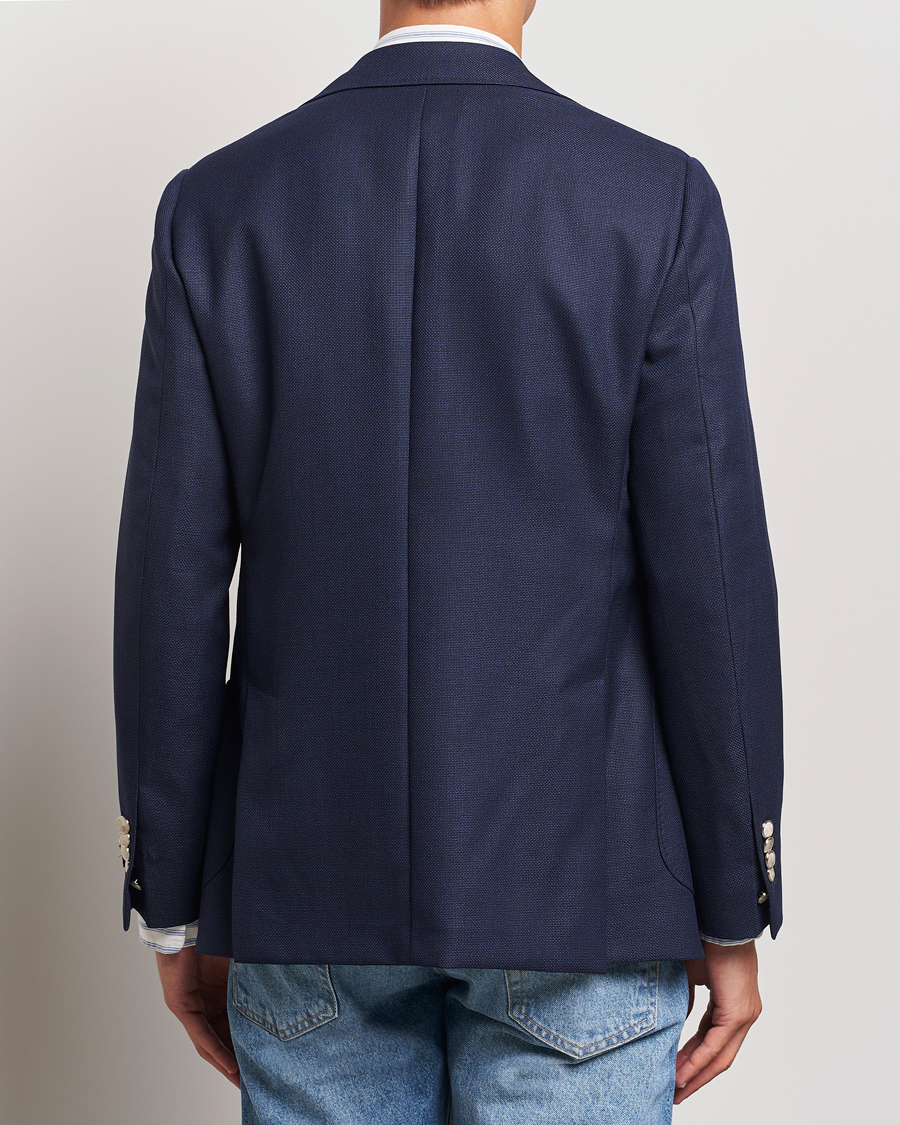 Herren | Sakkos | Morris Heritage | Wool Hopsack Club Blazer Navy