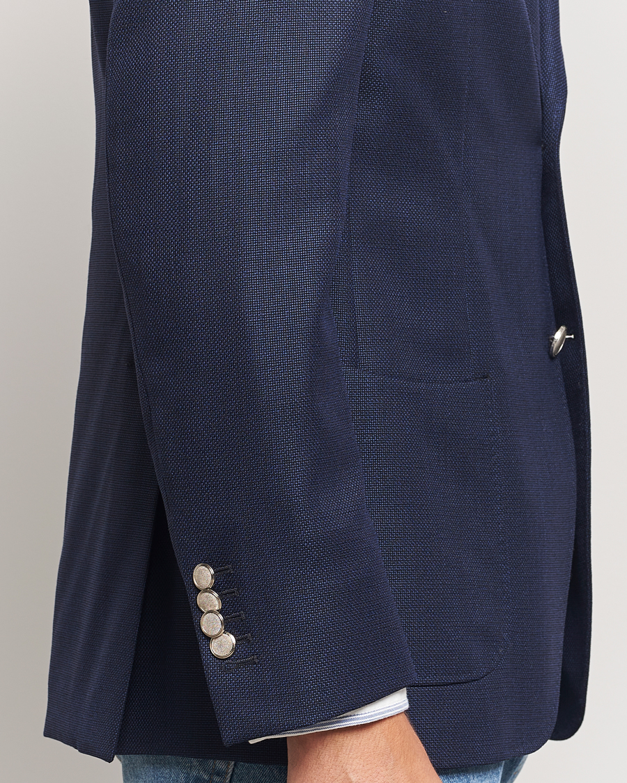 Herren | Sakkos | Morris Heritage | Wool Hopsack Club Blazer Navy