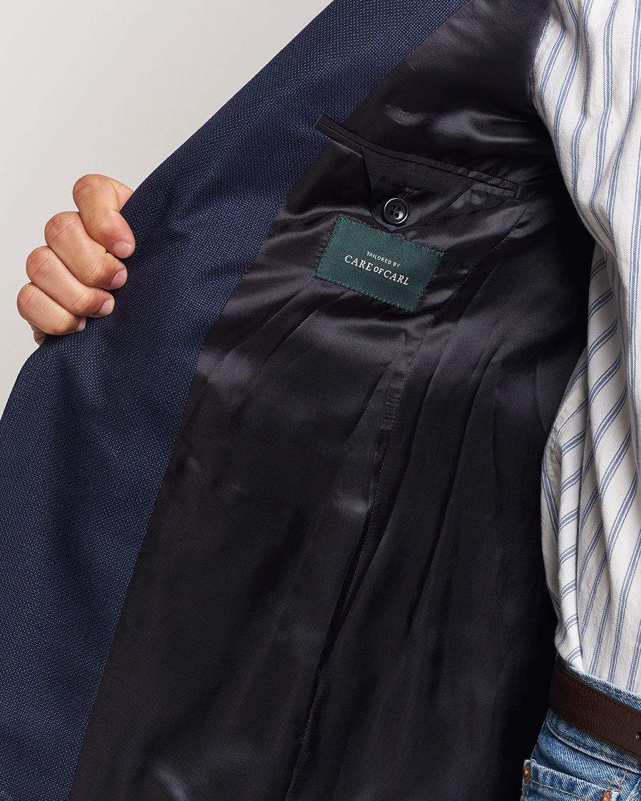 Herren | Sakkos | Morris Heritage | Wool Hopsack Club Blazer Navy