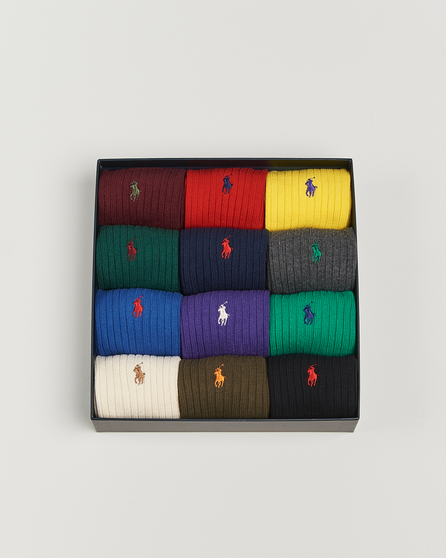 Herren | Unterwäsche | Polo Ralph Lauren | 12-Pack Gift Box Cotton Ribbed Socks