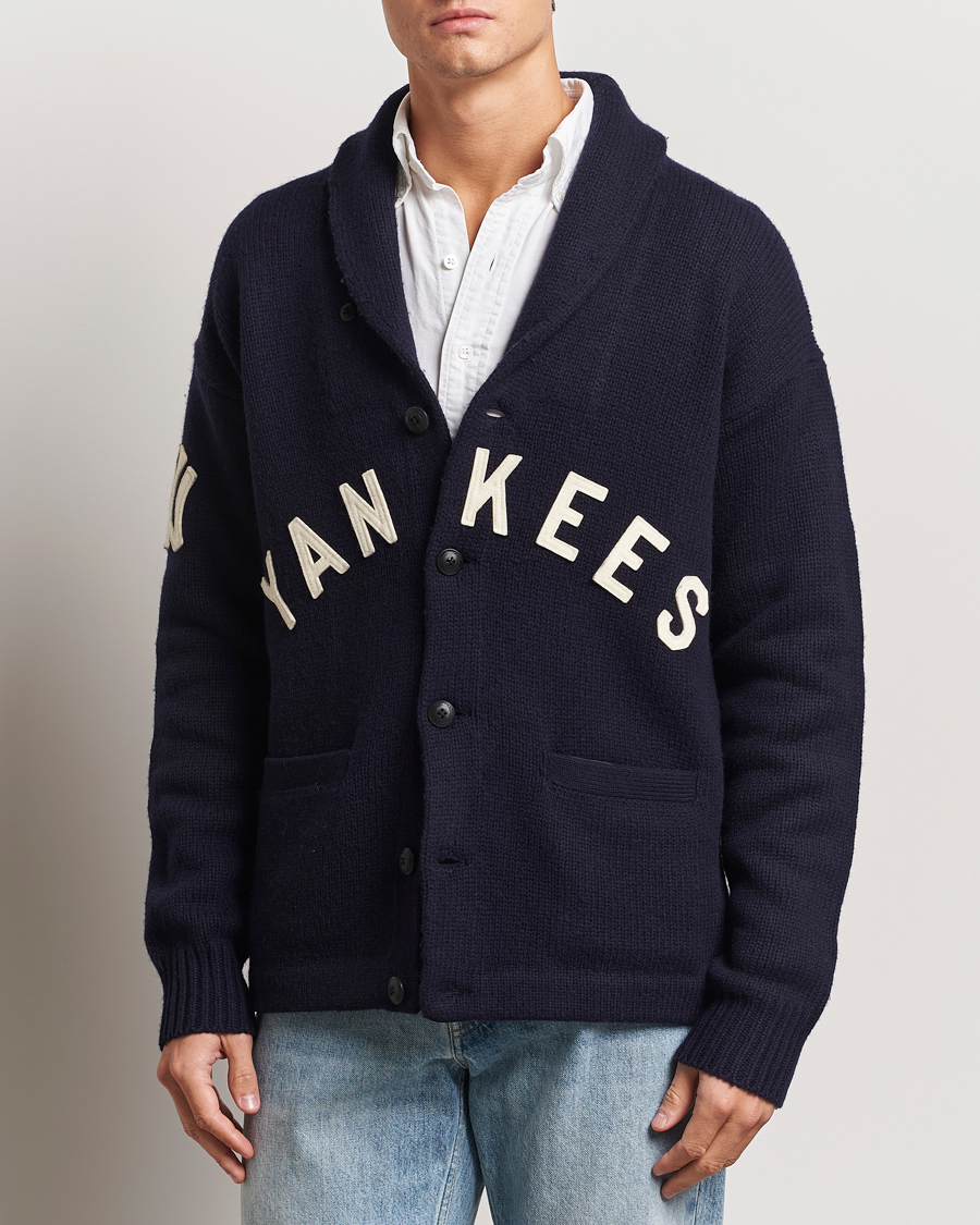 Herren | Pullover | Polo Ralph Lauren | MLB Yankees Cardigan Aviator Navy Combo