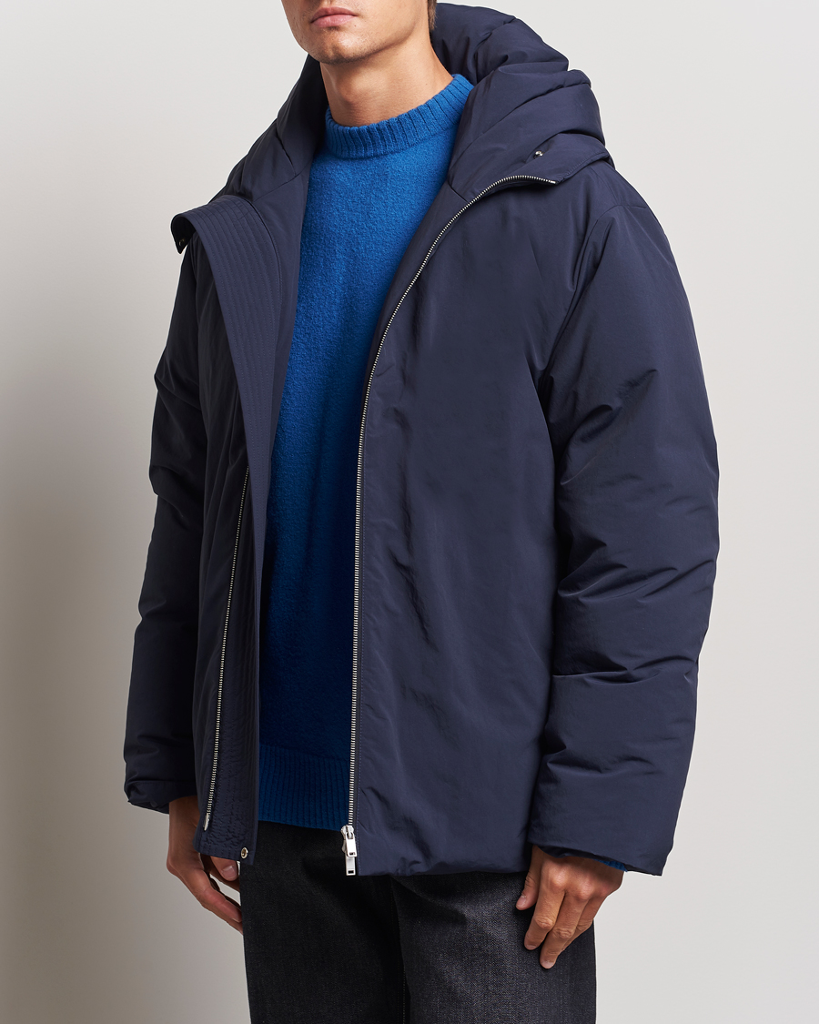 Herren | Jacken | Jil Sander | Hooded Down Jacket Navy