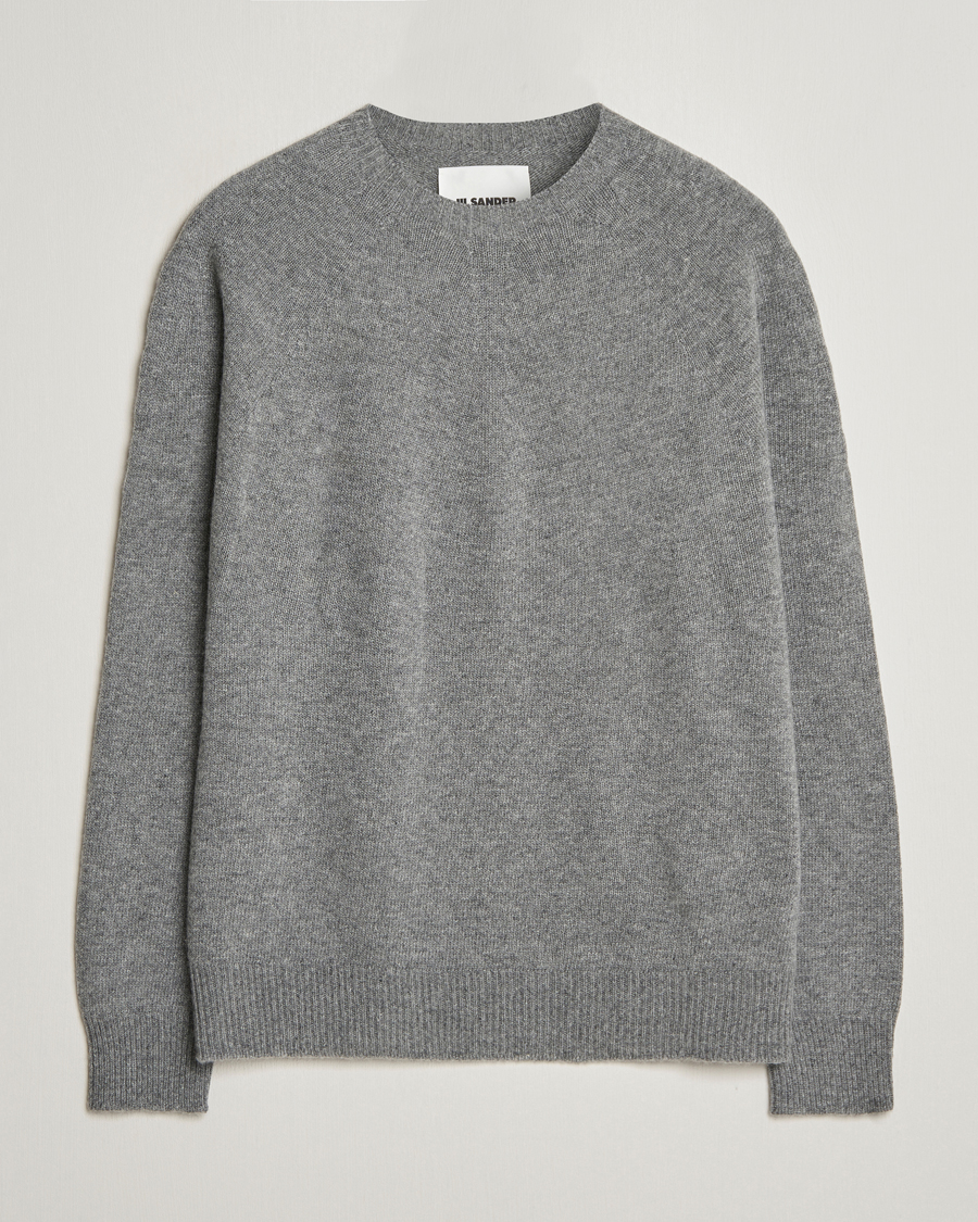 Herren | Pullover | Jil Sander | Cashmere/Merino Round Neck Sweater Grey Melange