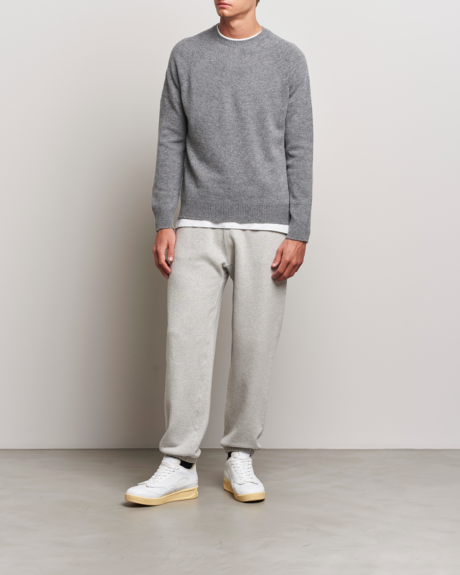 Herren | Pullover | Jil Sander | Cashmere/Merino Round Neck Sweater Grey Melange