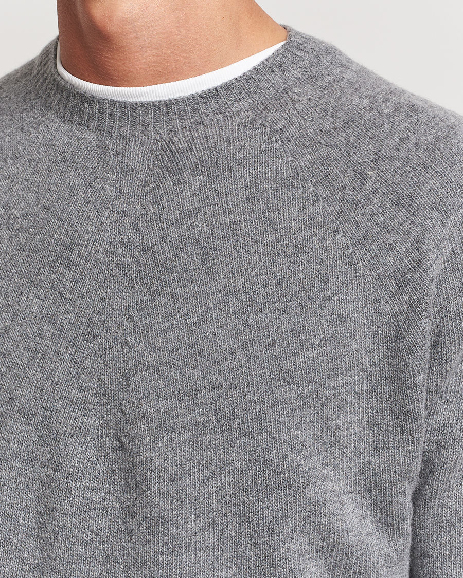 Herren | Pullover | Jil Sander | Cashmere/Merino Round Neck Sweater Grey Melange