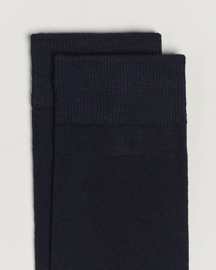 Herren | Neue Produktbilder | Topeco | Solid Care of Carl Cotton Sock Navy
