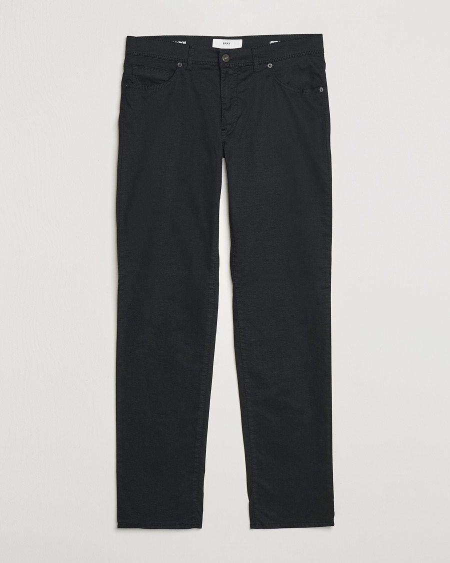 Herren | Hosen | Brax | Cadiz Cotton Satin 5-Pocket Pants Perma Black
