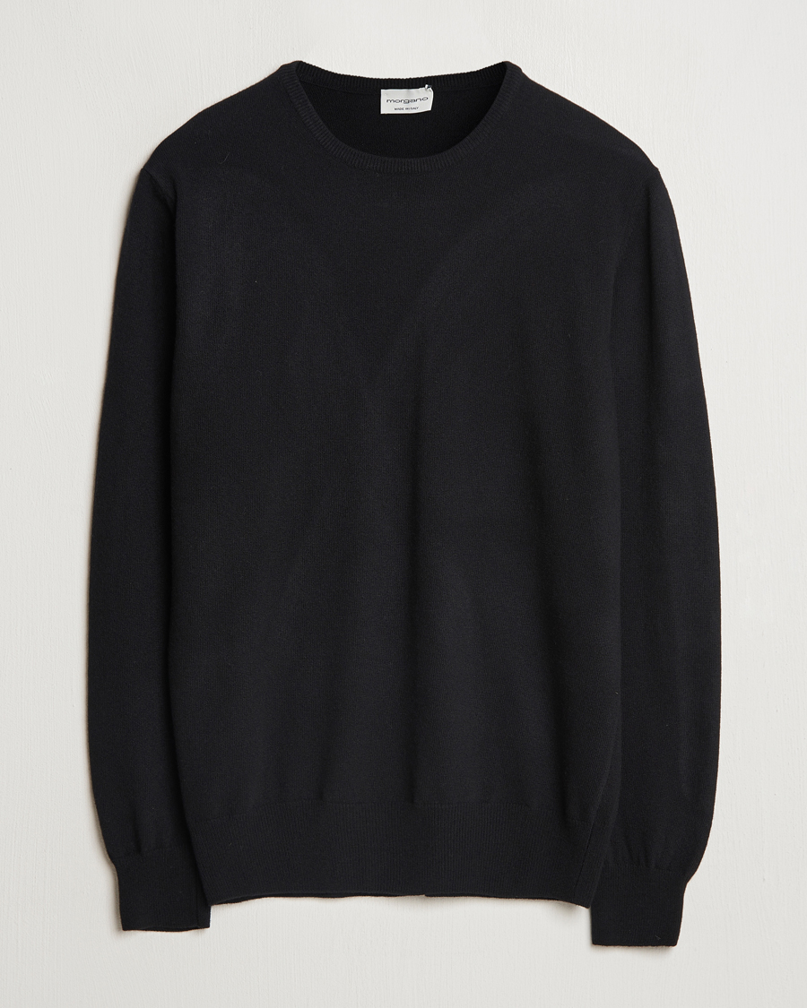 Herren | Pullover | Morgano | Wool/Cashmere Crewneck Black