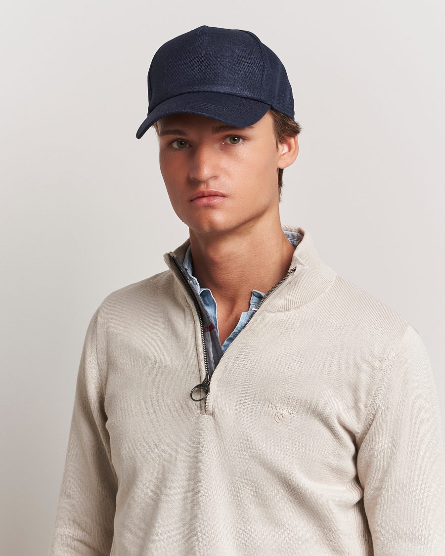 Herren |  | Wigéns | Baseball Linen Cap Navy