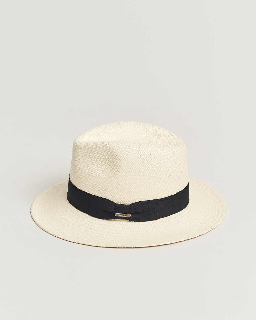 Herren | Wigéns Panama Hat White/Black | Wigéns | Panama Hat White/Black