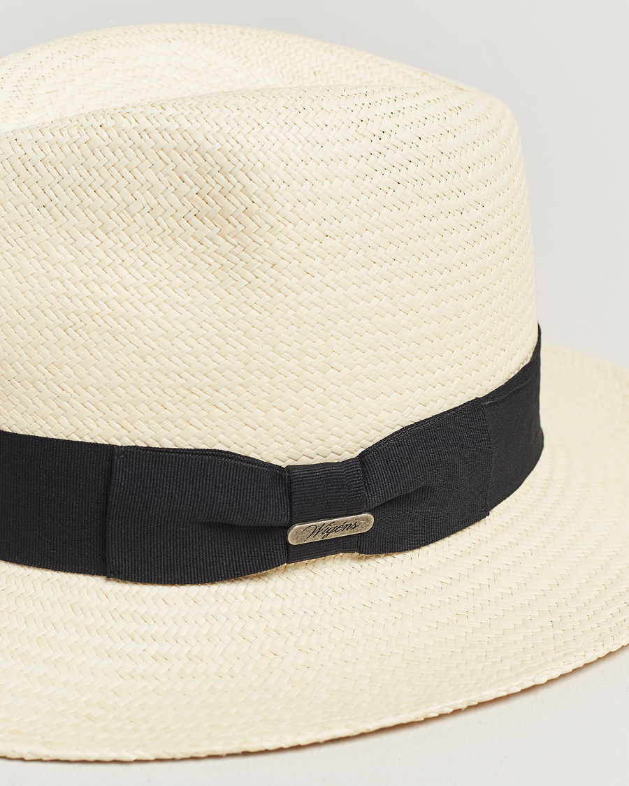 Herren | Wigéns Panama Hat White/Black | Wigéns | Panama Hat White/Black