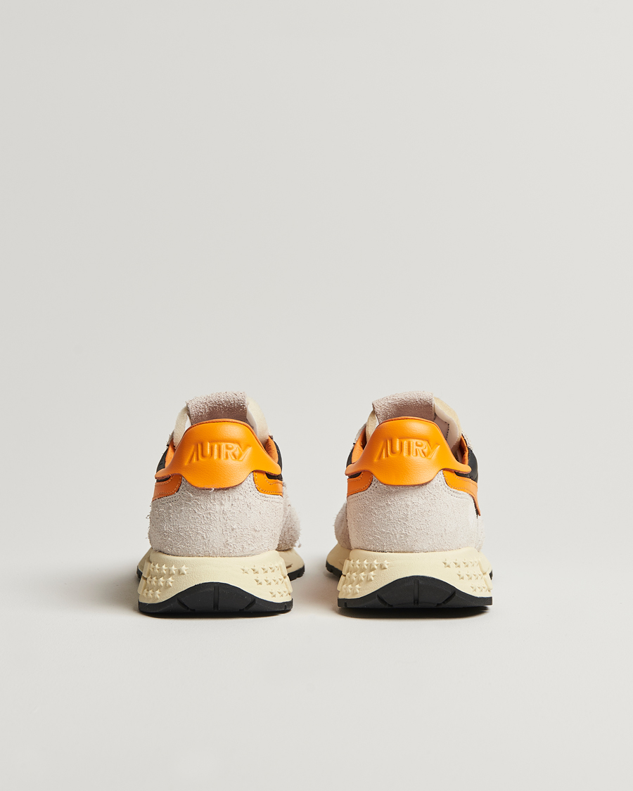 Herren | Autry Reelwind Running Sneaker White/Grey/Orange | Autry | Reelwind Running Sneaker White/Grey/Orange