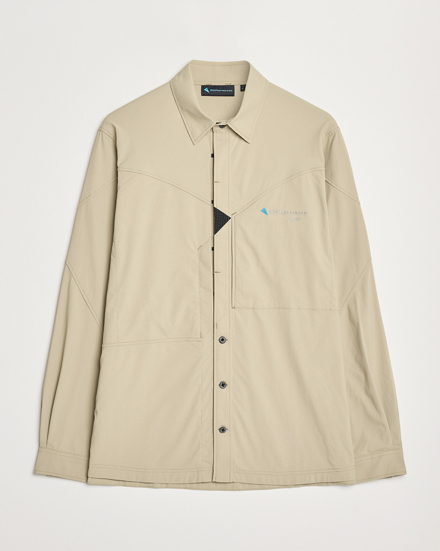 Herren | Hemden | Klättermusen | Garm Technical Outdoor Shirt Silver Green