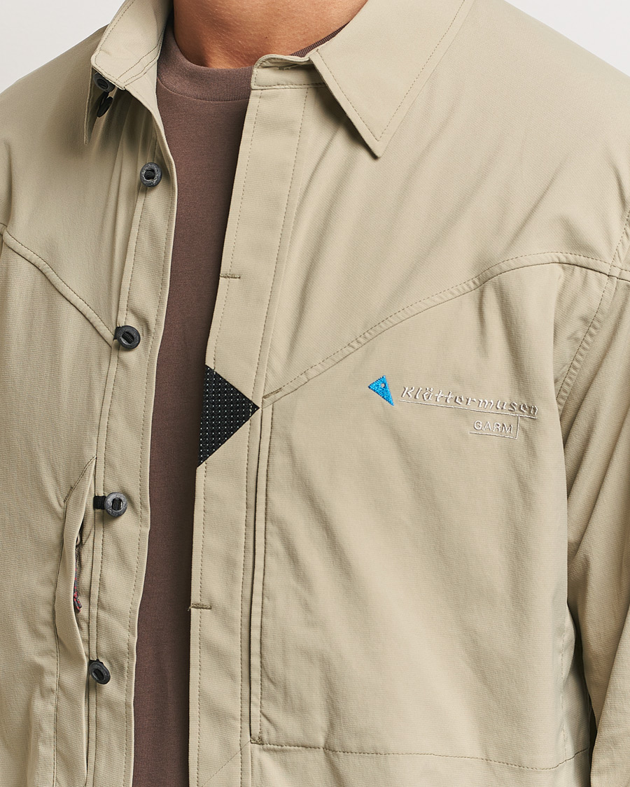 Herren | Hemden | Klättermusen | Garm Technical Outdoor Shirt Silver Green