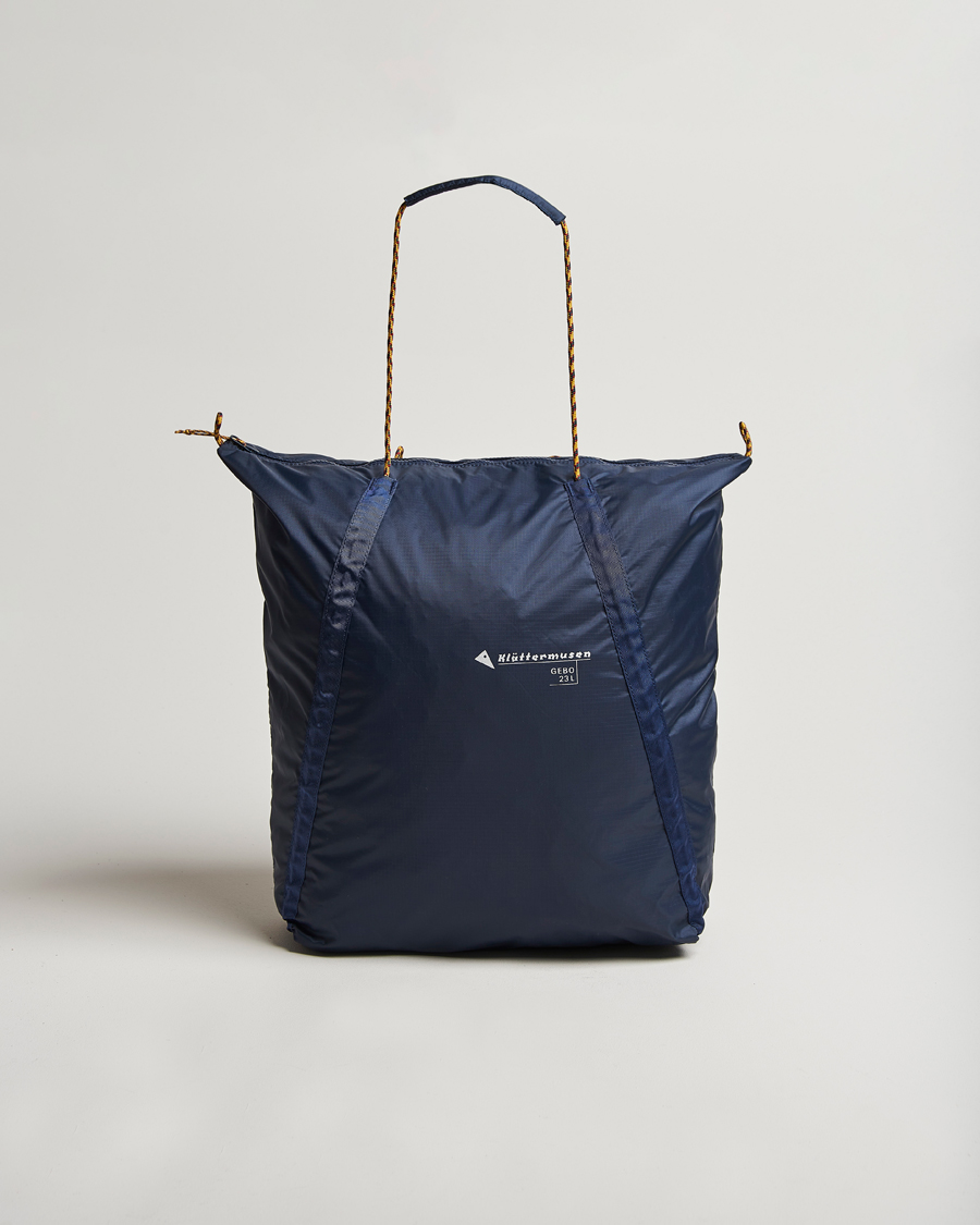 Herren | Klättermusen Gebo 23L Lightweight Totebag Indigo Blue | Klättermusen | Gebo 23L Lightweight Totebag Indigo Blue