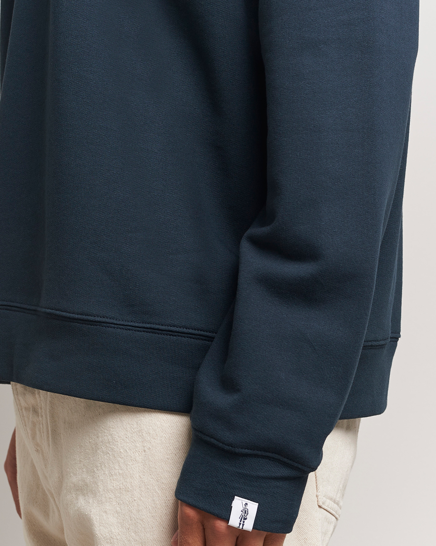 Herren | Pullover | Mackintosh | Rain Shine Zip Sweatshirt Navy