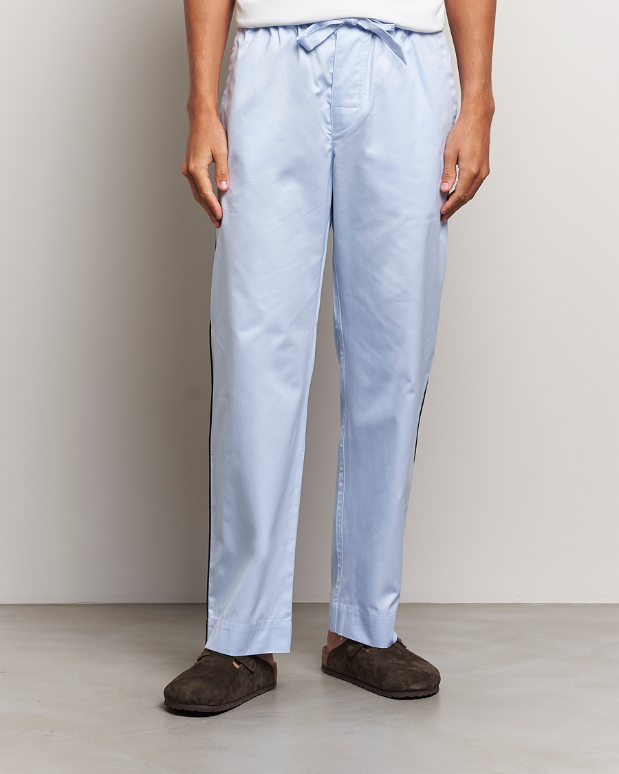 Herren | Schlafanzüge & Bademäntel | Tekla | Sateen Pyjama Pants Bellhop Blue