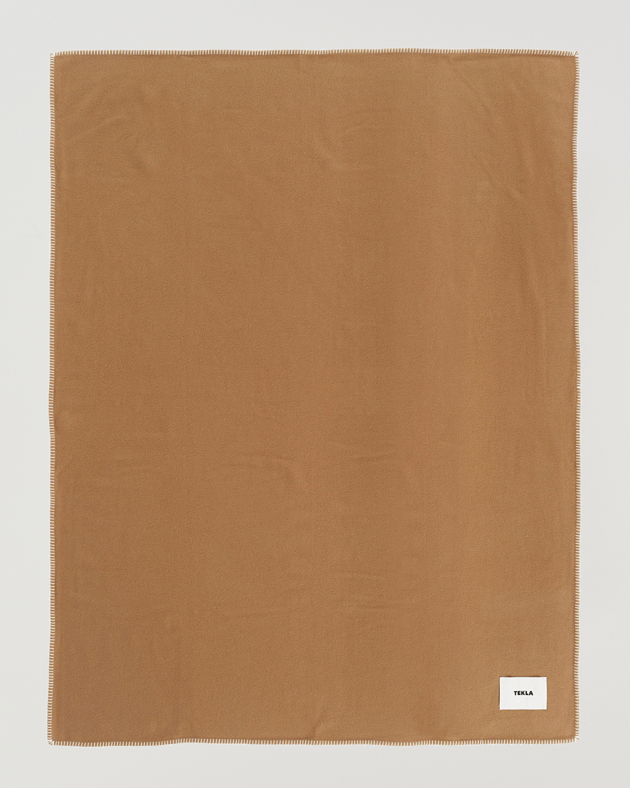 Herren | Textilien | Tekla | Lambswool Blanket Oak