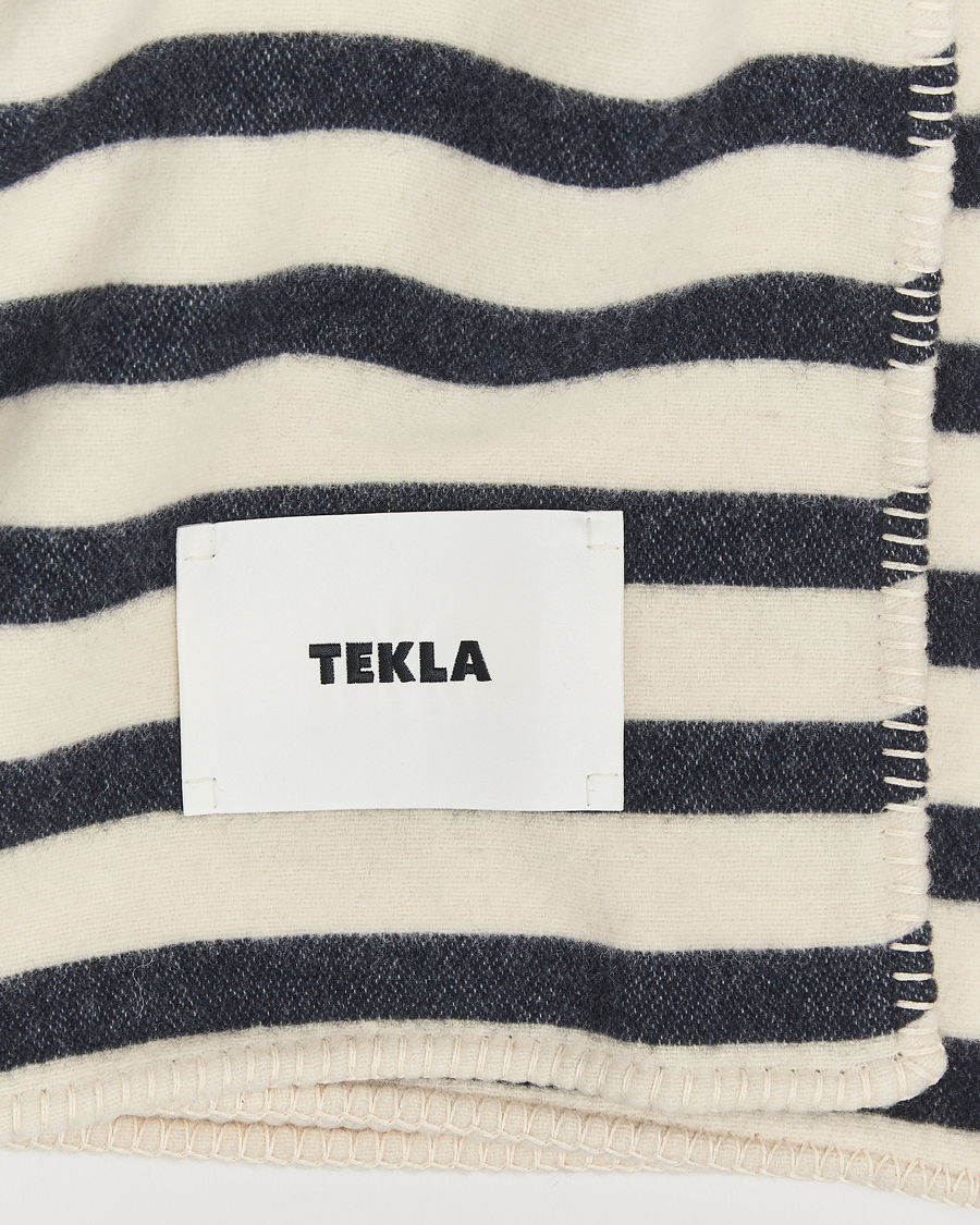Herren | Tekla Lambswool Blanket Magpie Stripes | Tekla | Lambswool Blanket Magpie Stripes