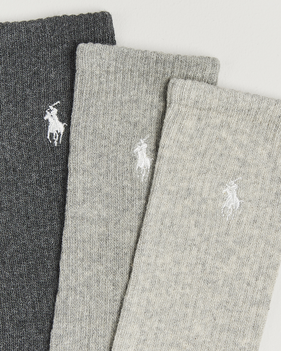 Herren | Unterwäsche | Polo Ralph Lauren | Polo Ralph Lauren3-Pack Tonal Crew SocksMulti