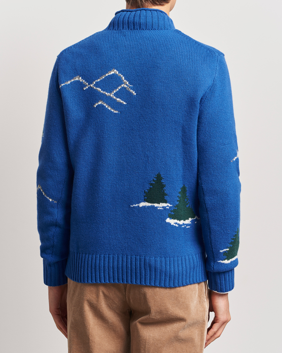 Herren | Pullover | Polo Ralph Lauren | Family Bear Knitted Polo Heritage Royal