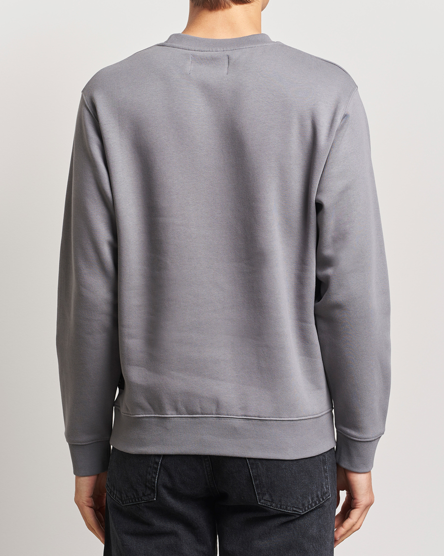 Herren | Pullover | Replay | Tonal Logo Crew Neck Sweatshirt Dark Grey