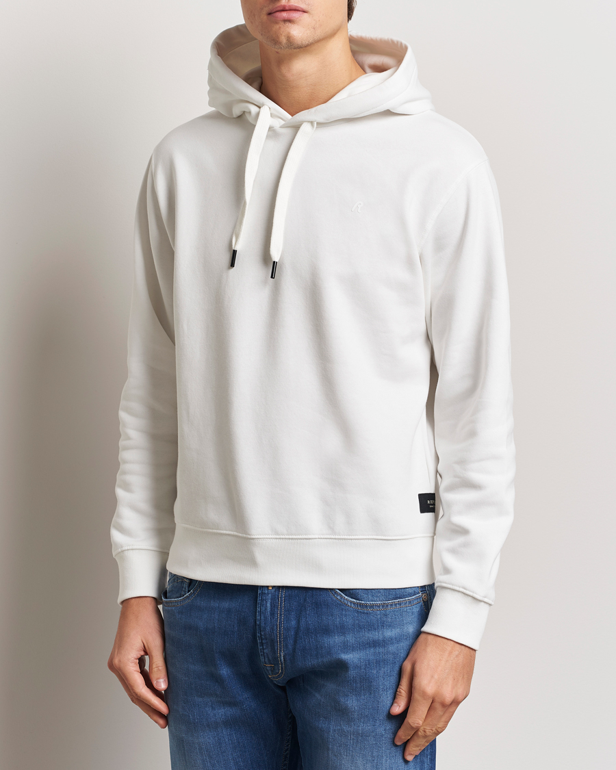 Herren | Pullover | Replay | Tonal Logo Hoodie Off White