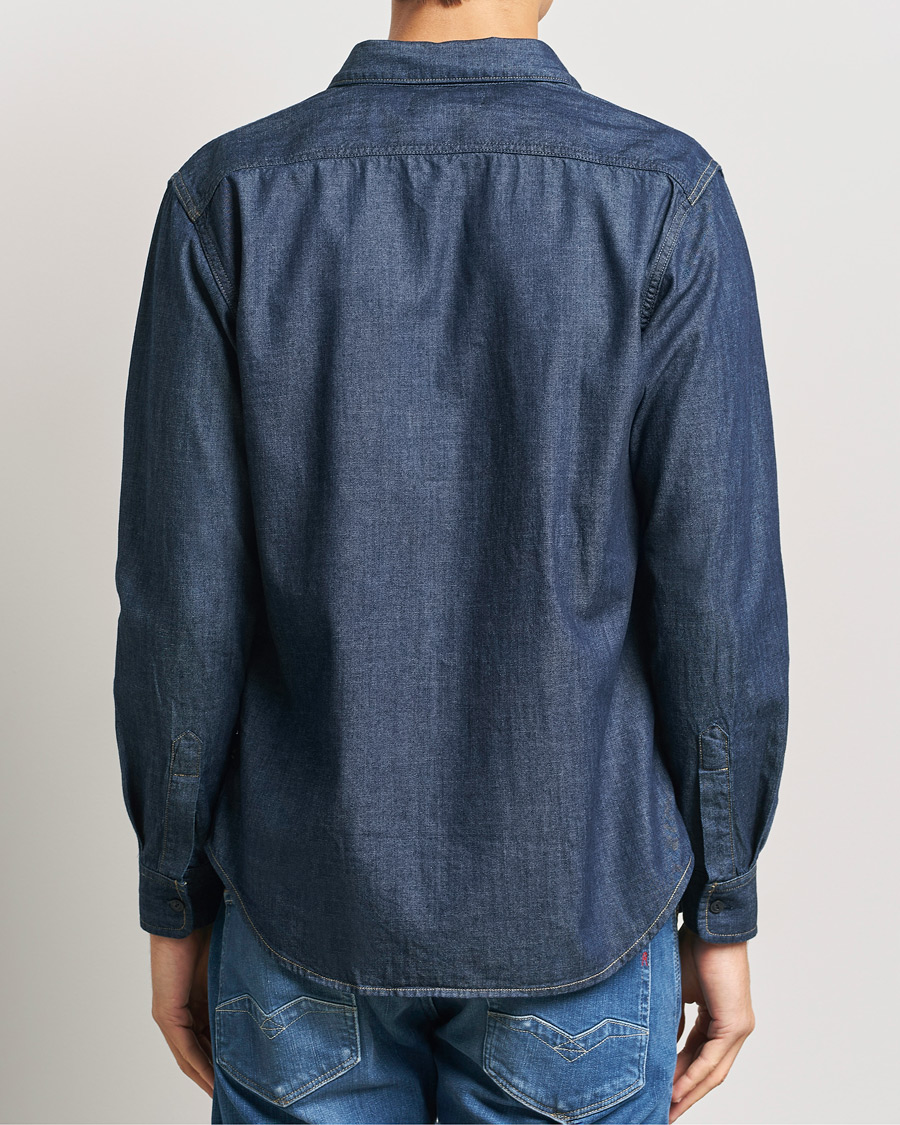 Herren | Hemden | Replay | Denim Shirt Dark Blue