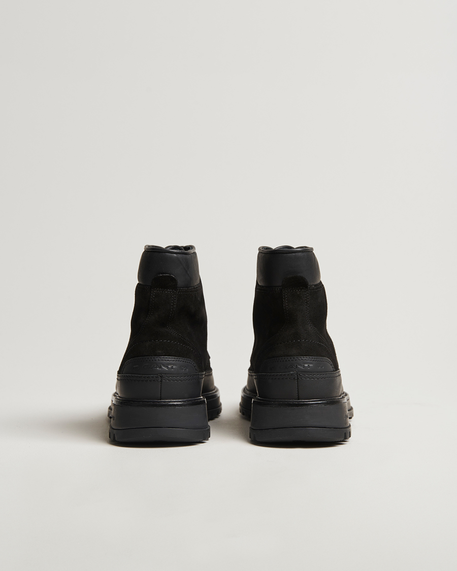 Herren | GANT Clefton Felt Lined Suede Boot Black | GANT | Clefton Felt Lined Suede Boot Black