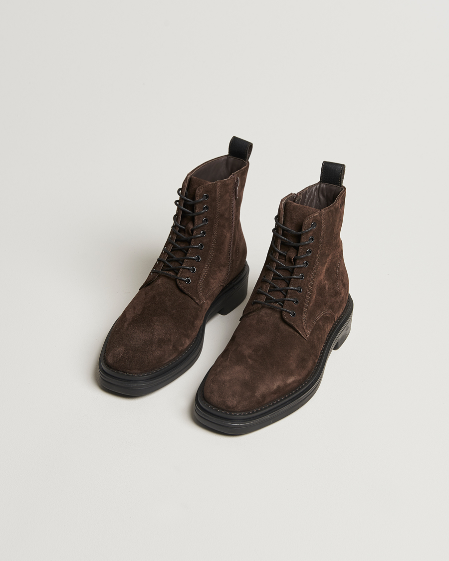 Herren | GANT Boggar Suede Boot Espresso Brown | GANT | Boggar Suede Boot Espresso Brown