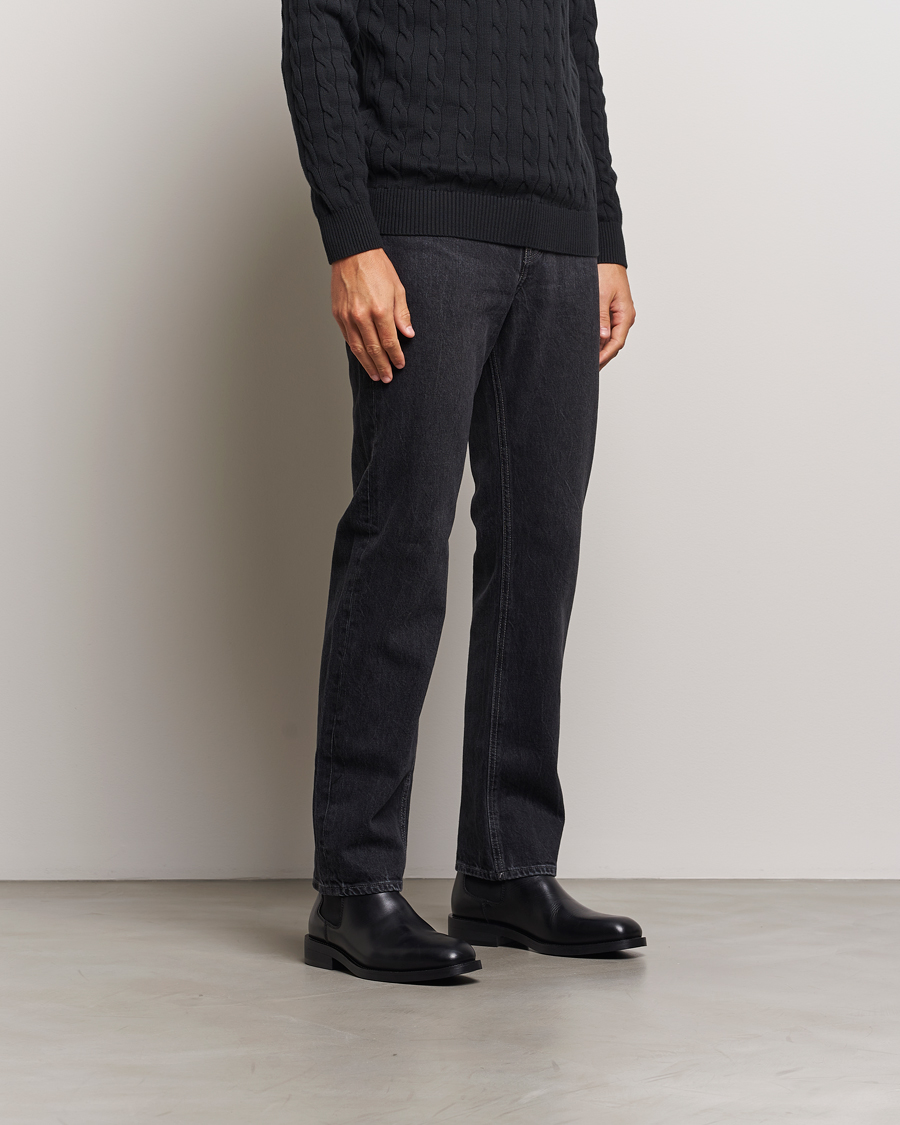 Herren | GANT Rizmood Leather Chelsea Boot Black | GANT | Rizmood Leather Chelsea Boot Black