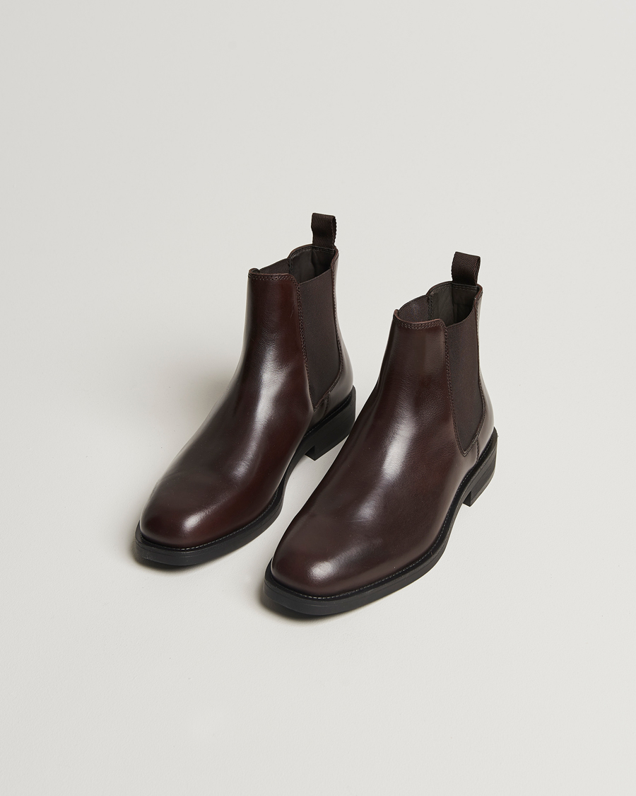 Herren | GANT Rizmood Leather Chelsea Boot Dark Brown | GANT | Rizmood Leather Chelsea Boot Dark Brown