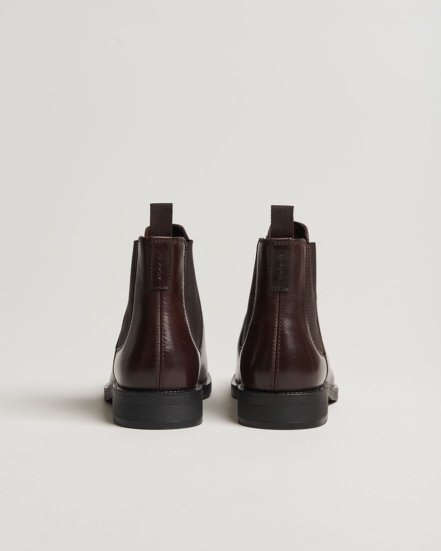 Herren | GANT Rizmood Leather Chelsea Boot Dark Brown | GANT | Rizmood Leather Chelsea Boot Dark Brown