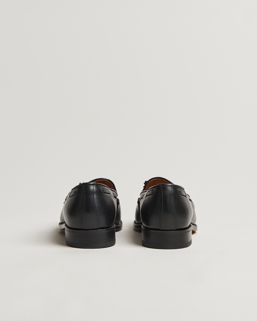 Herren | Sanders Finschley Calf Tassel Loafer Black | Sanders | Finschley Calf Tassel Loafer Black