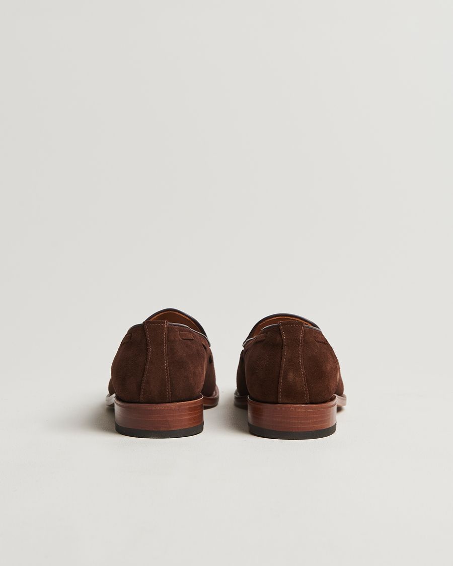 Herren | Sanders Finschley Suede Tassel Loafer Polo Snuff | Sanders | Finschley Suede Tassel Loafer Polo Snuff