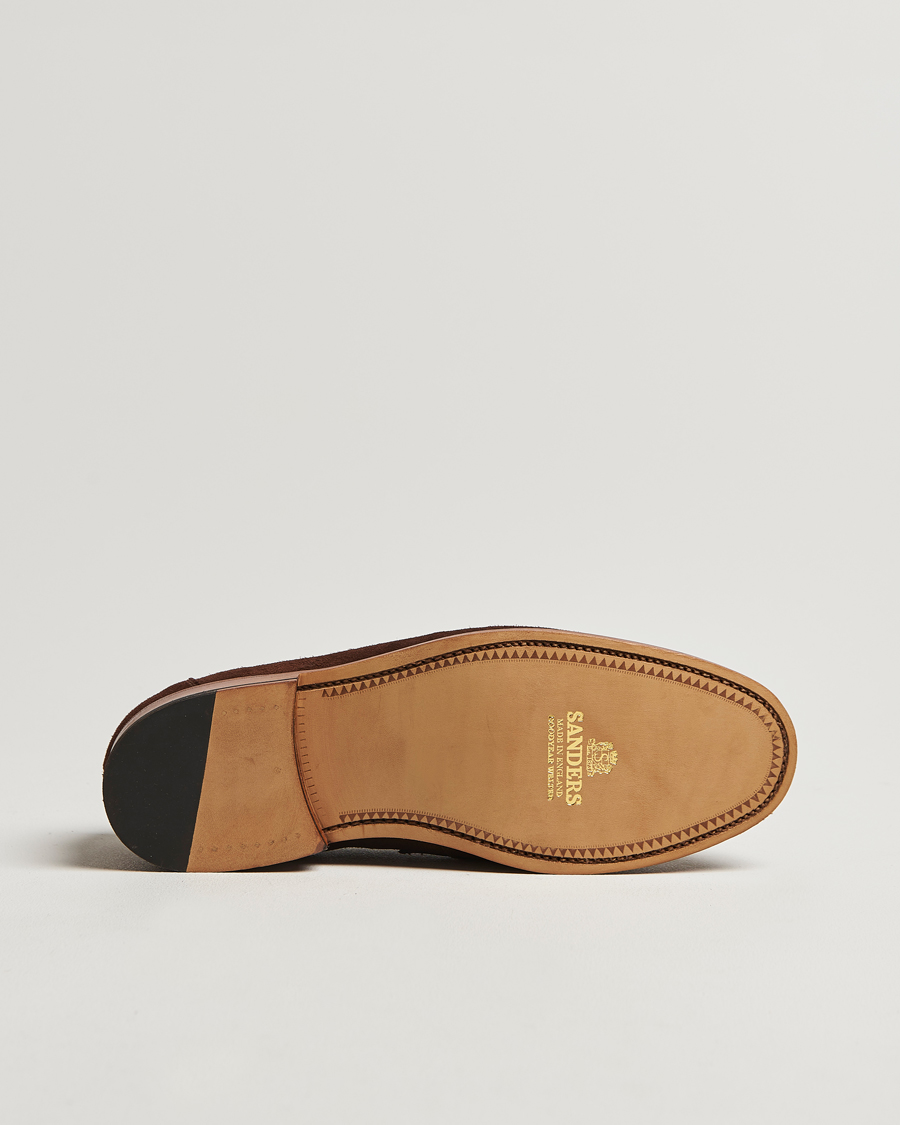 Herren | Loafer | Sanders | Aldwych Suede Penny Loafer Polo Snuff