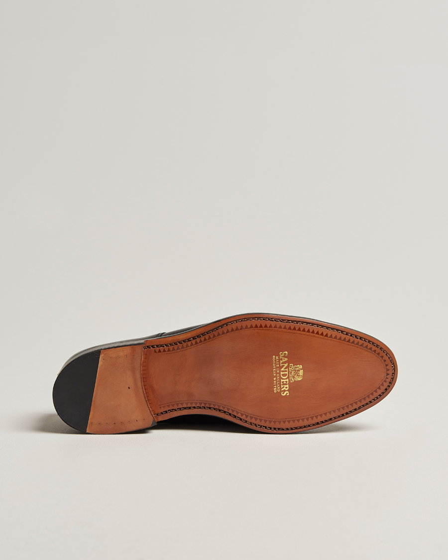 Herren | Sanders Athens Calf Plain Gibson Black | Sanders | Athens Calf Plain Gibson Black